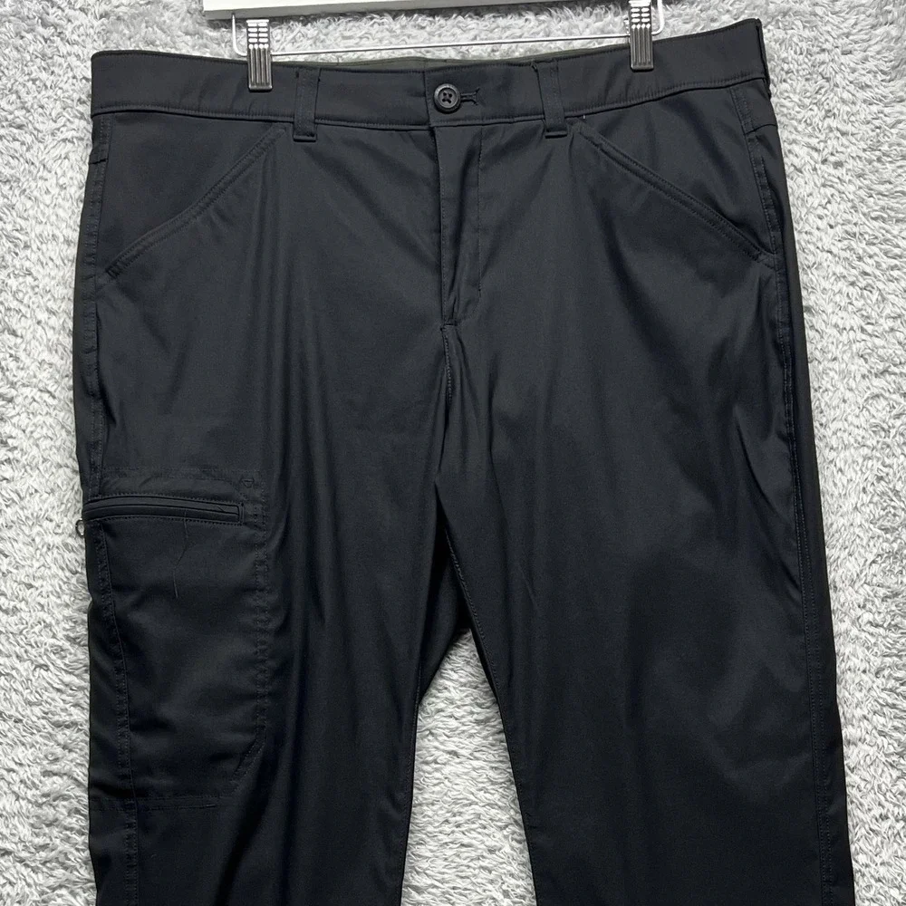 Eddie Bauer Pants Mens 38x32 Black Rainier‎ Tech Performance Outdoor Hiking